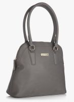 Caprese Edna Medium Grey Satchel Bag