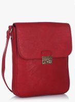 Caprese Hannah Ns Medium Red Sling Bag