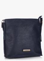 Caprese Jenny Large Navy Blue Sling Bag