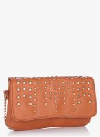 Caprese Renne Small Tan Sling Bag