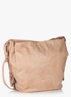 Caprese Vini Medium Beige Satchel Bag