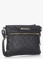 Dorothy Perkins Black Small Quilted Crossbody Bag