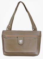 FOSTELO Beige Polyurethane (Pu) Handbag