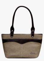 FOSTELO Beige Polyurethane (Pu) Handbag