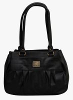 FOSTELO Black Polyurethane (Pu) Handbag