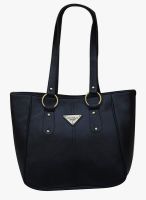 FOSTELO Black Polyurethane (Pu) Handbag