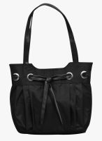 FOSTELO Black Polyurethane (Pu) Handbag