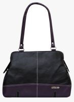 FOSTELO Black Polyurethane (Pu) Handbag