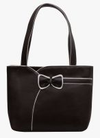 FOSTELO Black Polyurethane (Pu) Handbag