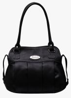 FOSTELO Black Polyurethane (Pu) Handbag