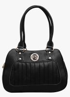 FOSTELO Black Polyurethane (Pu) Handbag