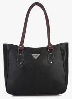 FOSTELO Black Polyurethane (Pu) Handbag