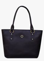 FOSTELO Black Polyurethane (Pu) Handbag