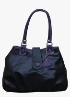 FOSTELO Black Polyurethane (Pu) Handbag