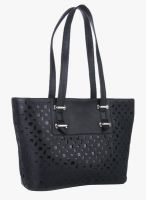 FOSTELO Black Polyurethane (Pu) Handbag