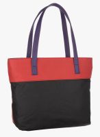 FOSTELO Black/Red Polyurethane (Pu) Handbag