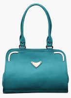 FOSTELO Blue Polyurethane (Pu) Handbag