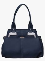 FOSTELO Blue Polyurethane (Pu) Handbag