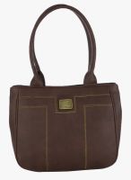 FOSTELO Brown Polyurethane (Pu) Handbag