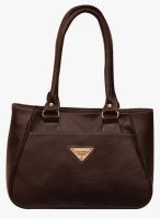 FOSTELO Brown Polyurethane (Pu) Handbag