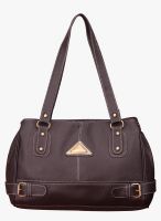 FOSTELO Brown Polyurethane (Pu) Handbag