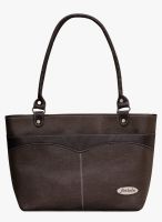 FOSTELO Brown Polyurethane (Pu) Handbag