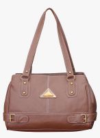 FOSTELO Brown Polyurethane (Pu) Handbag