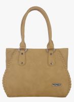 FOSTELO Khaki Polyurethane (Pu) Handbag