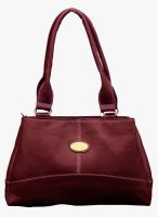 FOSTELO Maroon Polyurethane (Pu) Handbag