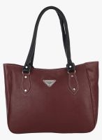 FOSTELO Maroon Polyurethane (Pu) Handbag