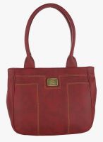 FOSTELO Maroon Polyurethane (Pu) Handbag