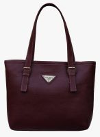 FOSTELO Maroon Polyurethane (Pu) Handbag