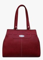 FOSTELO Maroon Polyurethane (Pu) Handbag