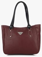 FOSTELO Maroon Polyurethane (Pu) Handbag