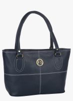 FOSTELO Navy Blue Polyurethane (Pu) Handbag