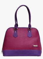 FOSTELO Pink/Blue Polyurethane (Pu) Handbag