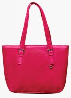 FOSTELO Pink Polyurethane (Pu) Handbag