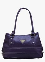 FOSTELO Purple Polyurethane (Pu) Handbag