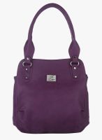 FOSTELO Purple Polyurethane (Pu) Handbag