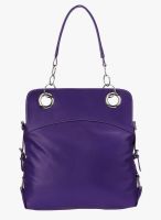 FOSTELO Purple Polyurethane (Pu) Handbag