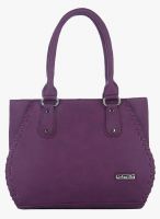 FOSTELO Purple Polyurethane (Pu) Handbag