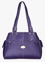 FOSTELO Purple Polyurethane (Pu) Handbag