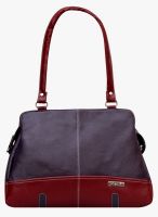 FOSTELO Purple/Red Polyurethane (Pu) Handbag