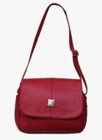 FOSTELO Red Polyurethane (Pu) Handbag