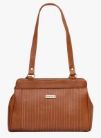 FOSTELO Tan Polyurethane (Pu) Handbag