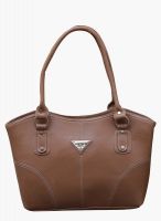 FOSTELO Tan Polyurethane (Pu) Handbag