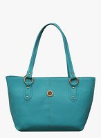 FOSTELO Turquoise Polyurethane (Pu) Handbag