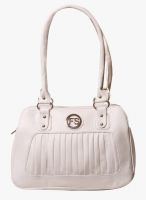 FOSTELO White Polyurethane (Pu) Handbag