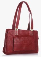 Hidesign Paulina 01 Red Leather Tote Bag