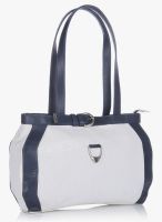 Hidesign Pompey 01 White/Midnight Blue Leather Shoulder Bag